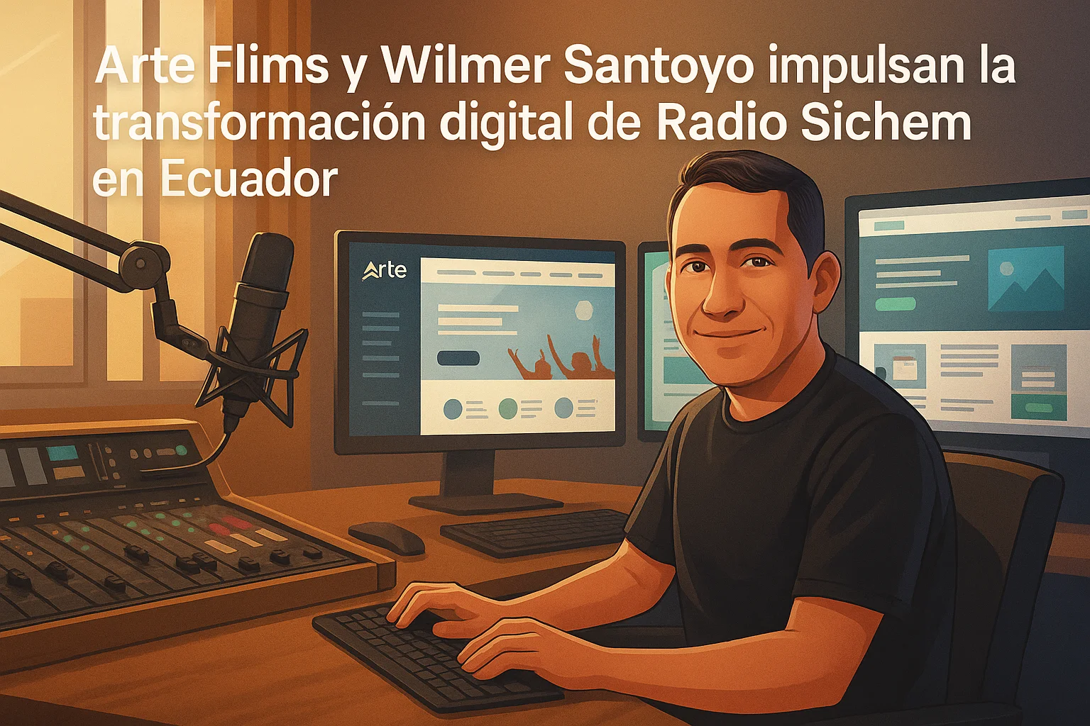 Arte Flims y Wilmer Santoyo impulsan la transformación digital